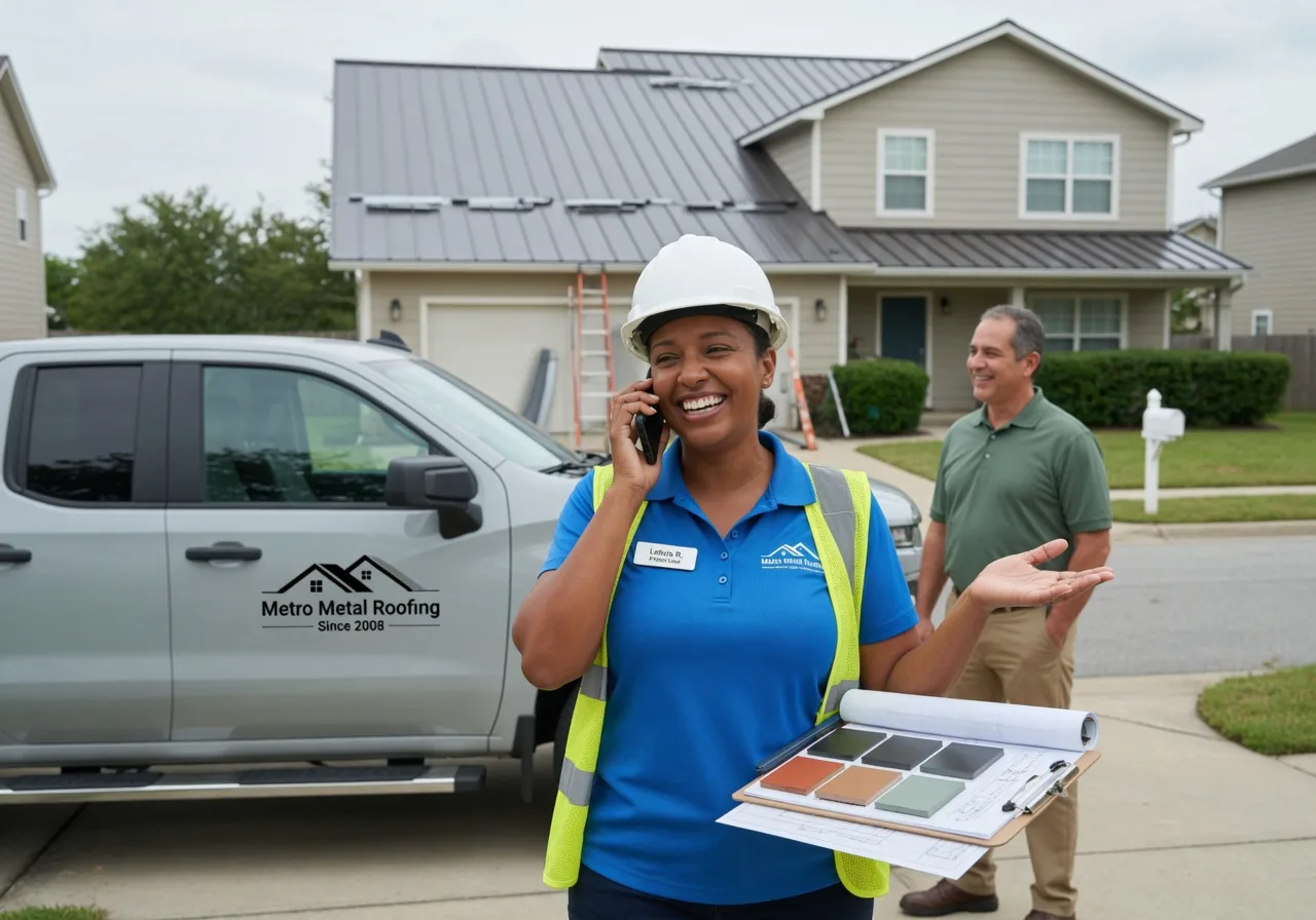 Storm Damage Metal Roof Repair in Fayette City, PA